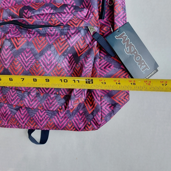 Jansport Superbreak Multi-Diamond Arrows Backpack. NWT - Picture 10 of 12